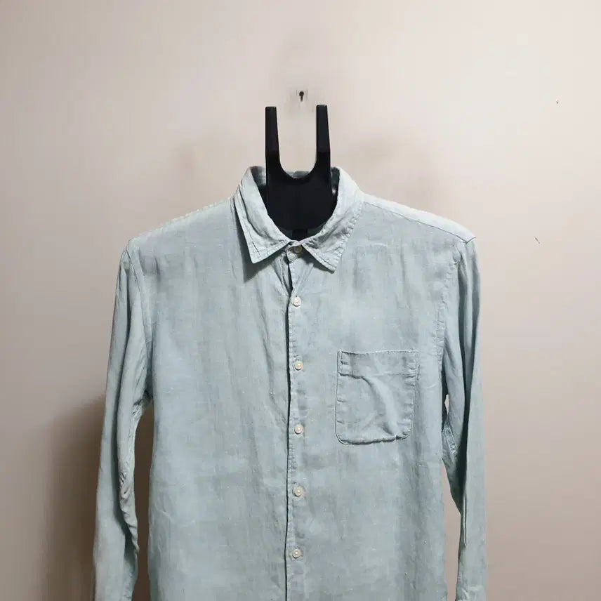 [BUNJANG] Uniqlo Linen Shirt / 유니클로 마 남방셔츠/100