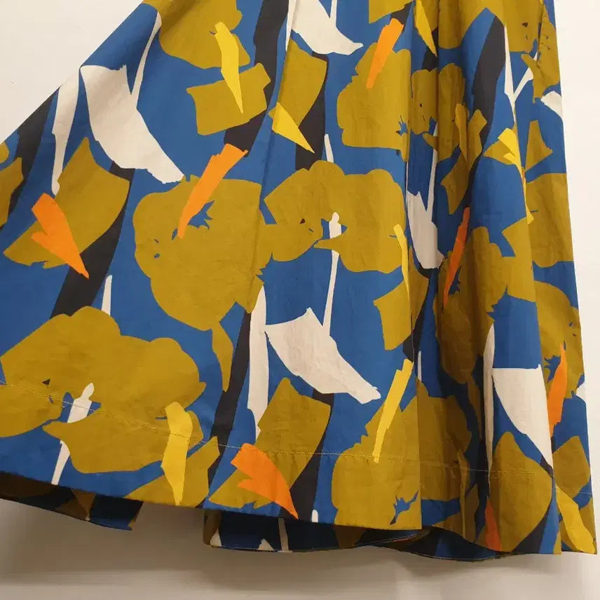 [BUNJANG] Floral Pattern Cotton A-Line Dress / 55)플라워 패턴 코튼 A라인 원피스