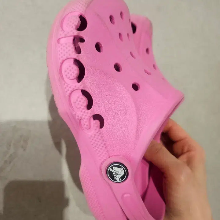 [BUNJANG] Crocs Pink Sandals J1 / 크록스 핑크 샌들 J1