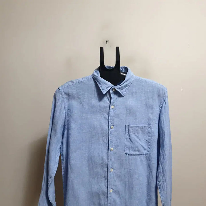 [BUNJANG] Uniqlo Linen Shirt / 유니클로 마 남방셔츠/100