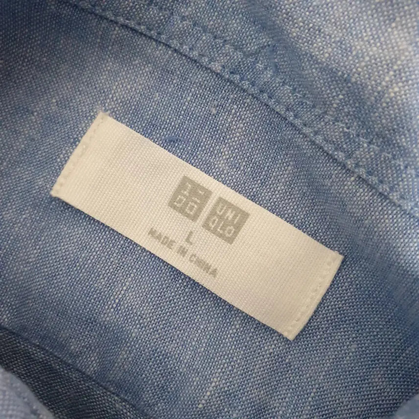 [BUNJANG] Uniqlo Linen Shirt / 유니클로 마 남방셔츠/100