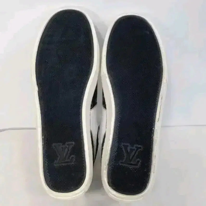 [BUNJANG] Louis Vuitton Trainer High-Top Leather Sneakers / [정품_레어]루이비통 하이탑 레더 트레이너 스니커즈 275 화이트