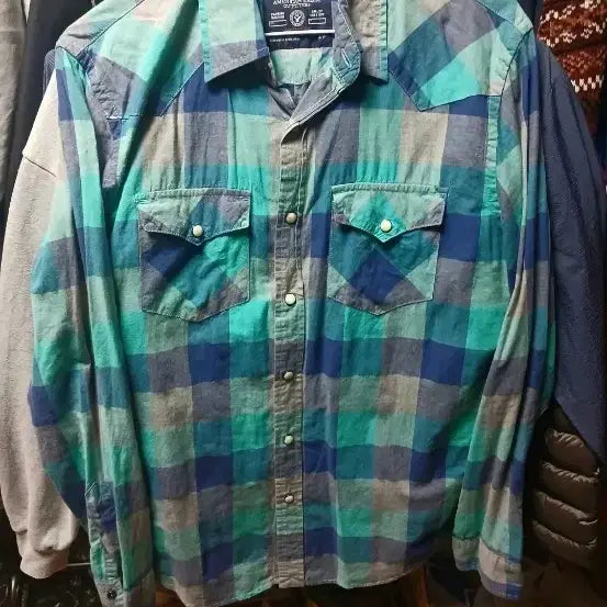 [BUNJANG] American Eagle Plaid Shirt - Size S/P (95) / 아메리칸이글 체크 셔츠 S/P 95