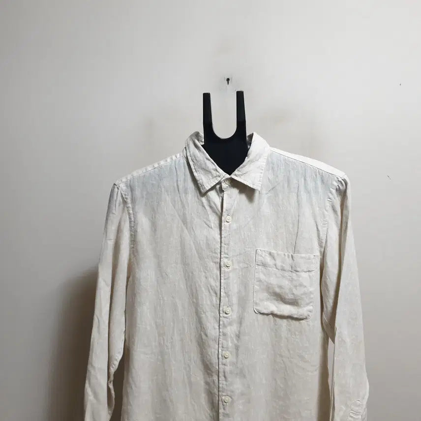 [BUNJANG] Uniqlo Linen Shirt (Size 100) / 유니클로 마 남방셔츠/100