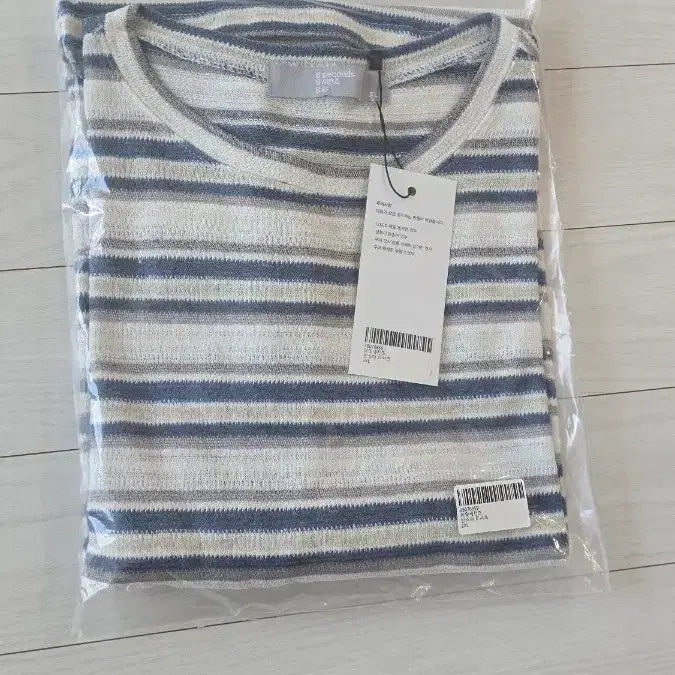 [BUNJANG] 8 Seconds Knit Short Sleeve T-Shirt / 에잇세컨즈 니트 반팔