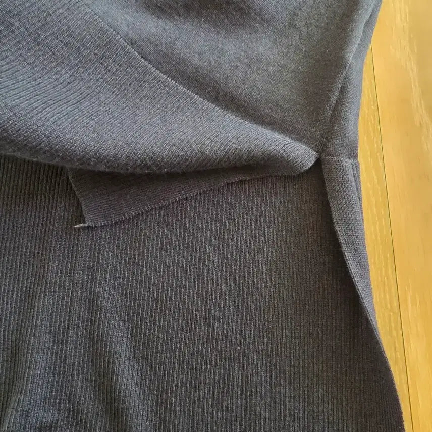 [BUNJANG] DKNY Merino Wool Long Cardigan XS Navy / DKNY 메리노울 롱 가디건 XS 원피스형 네이비