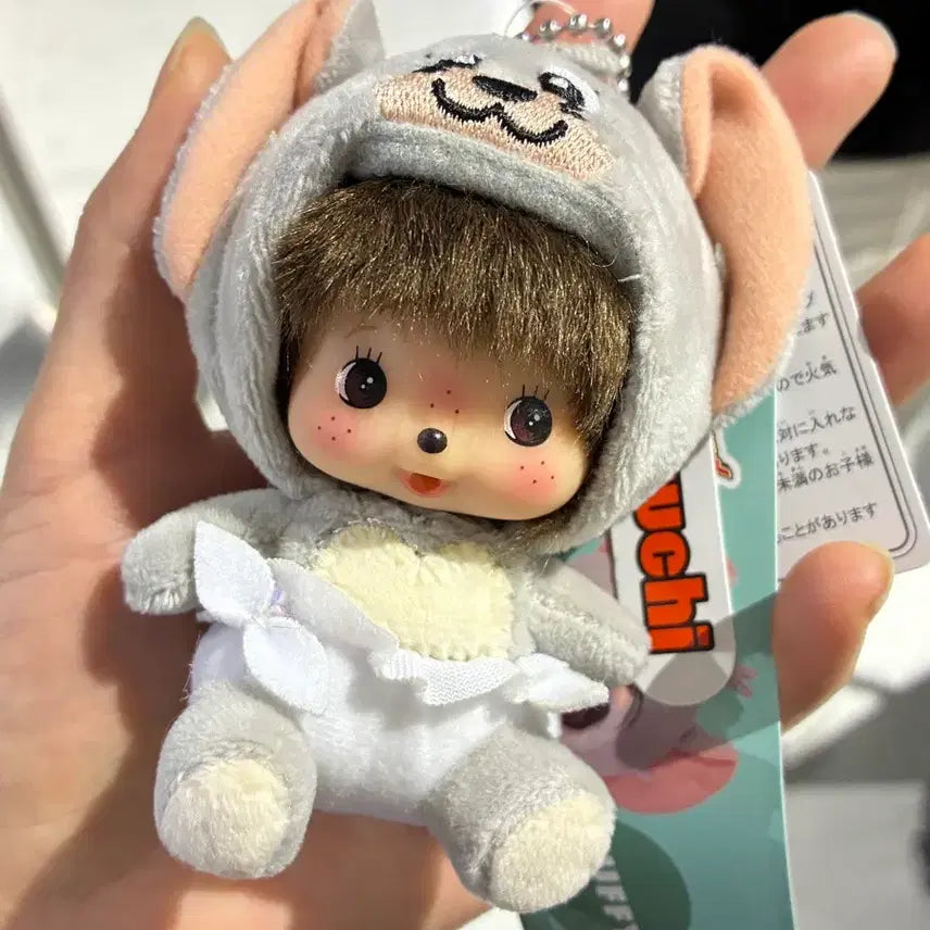 [BUNJANG] Tom and Jerry Monchhichi Baby Chichi Keychain / 톰과제리 몬치치키링 베비치치키링 정품 새상품
