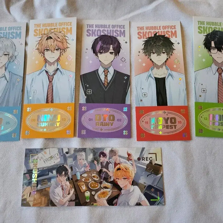 [BUNJANG] SCSSM Character Ticket Card Set / 스코시즘 티켓 카드 세트