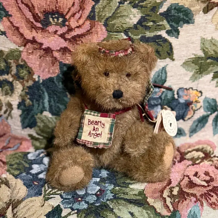 [BUNJANG] Vintage "Bearly An Angel" Teddy Bear Plush / 빈티지 테디베어 인형 "Bearly An Angel" 곰인형