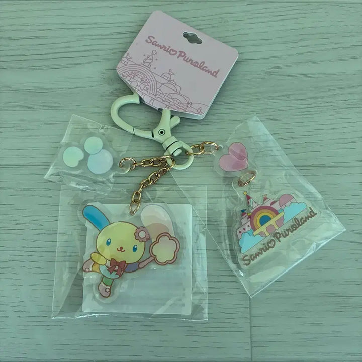 [BUNJANG] Sanrio Puroland Usahana Acrylic Keyring / [새상품] 산리오 퓨로랜드 아크릴키링 우사하나 0.7