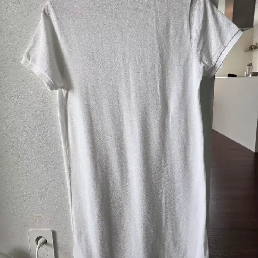 [BUNJANG] Polo Ralph Lauren White Short Sleeve Polo Dress / 폴로 랄프로렌 화이트 반팔 폴로 원피스