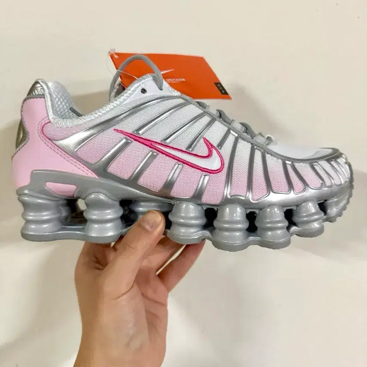 [BUNJANG] Nike Shox TL Metallic Silver Pink Sneakers / (230)(새상품)나이키 스니커즈 샥스 tl 메탈릭 실버 핑크