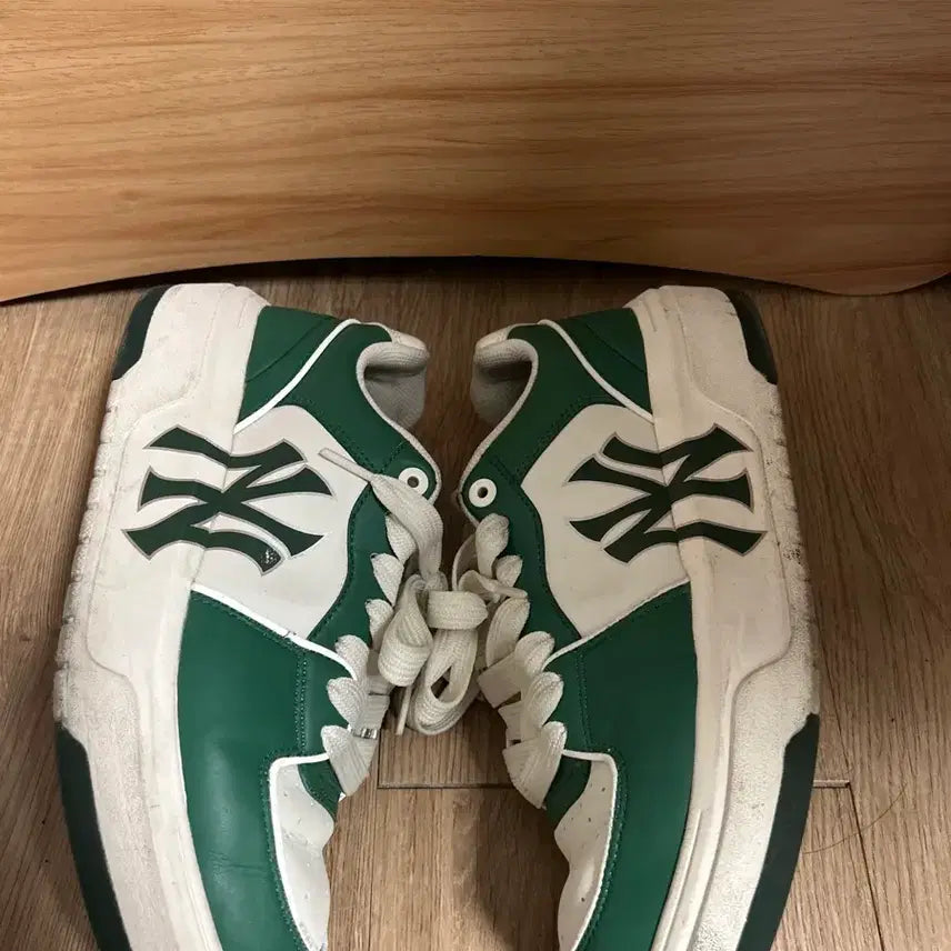 [BUNJANG] MLB Chunky Liner Green Sneakers / MLB 청키라이너 그린 신발
