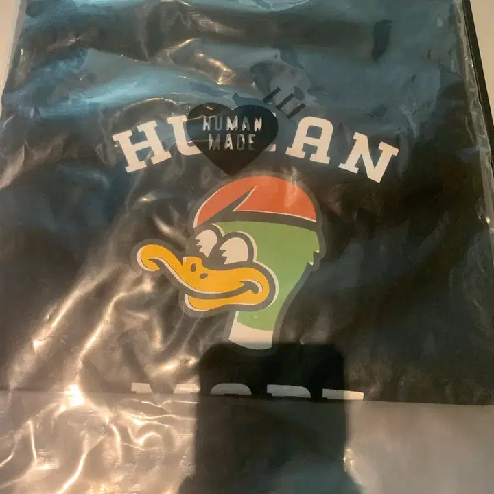 [BUNJANG] Human Made Duck Character T-Shirt Black L / 휴먼메이드 오리 캐릭터 블랙 티셔츠L 새상품
