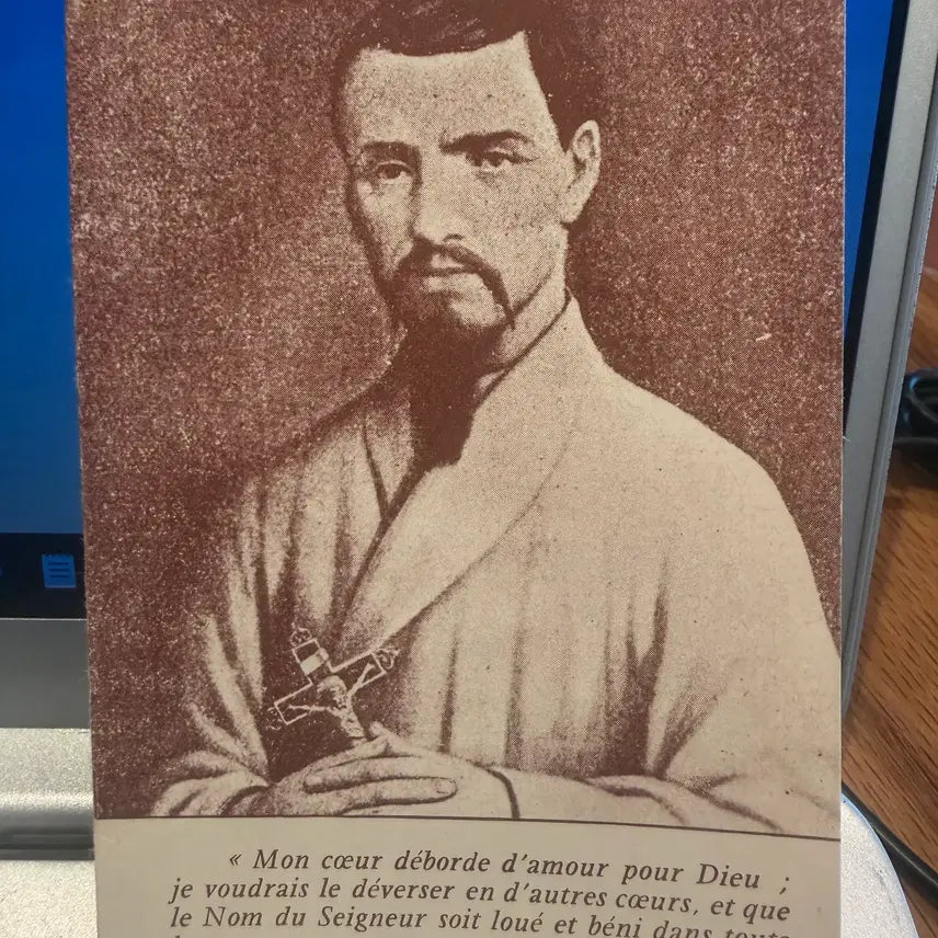 [BUNJANG] Rare 1968 Angoulême Diocese Pamphlet Commemorating Martyr St. Pierre Aumaître / 1968년 - 1866 조선 병인박해 순교자 성 오메트르 오 피에르 신부