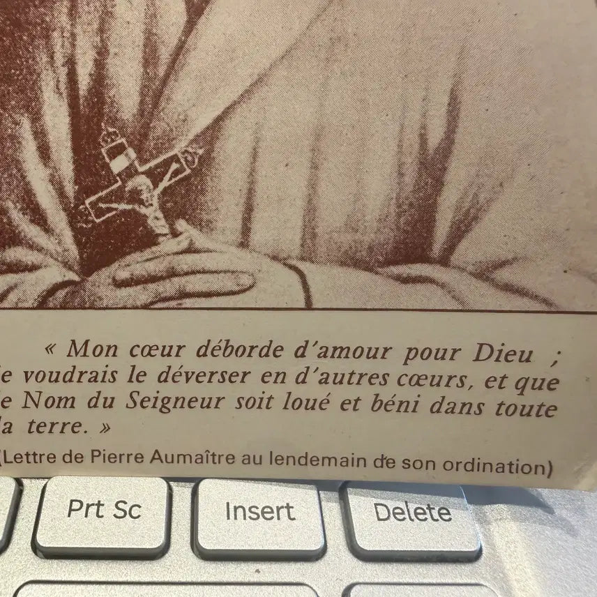 [BUNJANG] Rare 1968 Angoulême Diocese Pamphlet Commemorating Martyr St. Pierre Aumaître / 1968년 - 1866 조선 병인박해 순교자 성 오메트르 오 피에르 신부