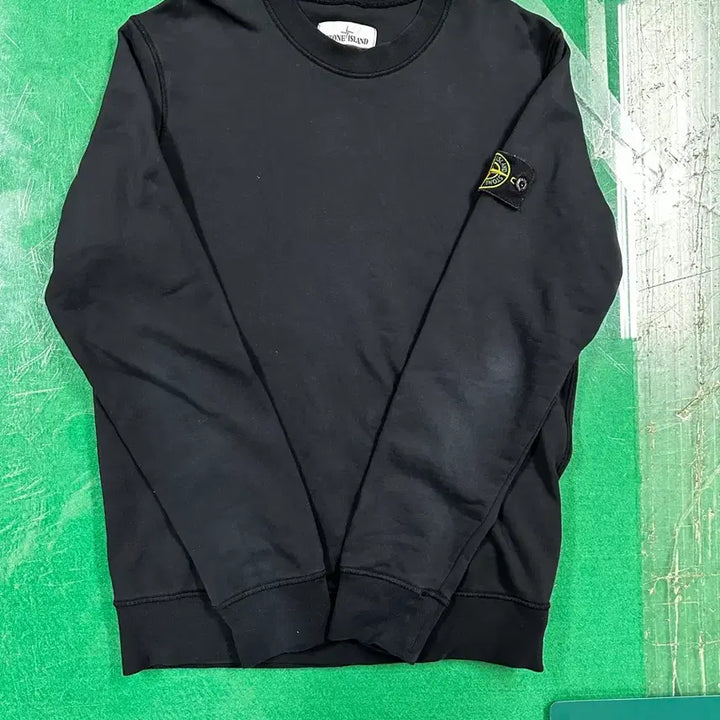 [BUNJANG] Stone Island Sweatshirt Black Size M / 스톤아일랜드 맨투맨 블랙 M 사이즈
