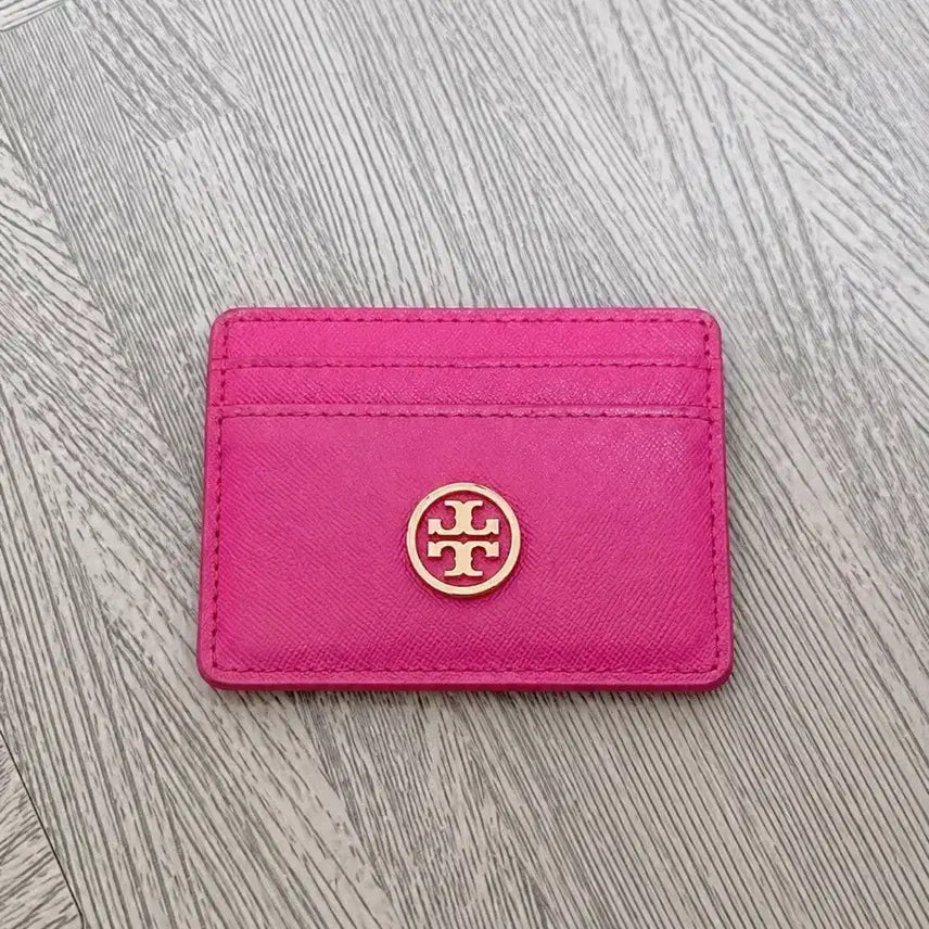 [BUNJANG] Tory Burch Pink Card Wallet / 토리버치 핑크 카드지갑 (정품)