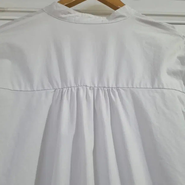 [BUNJANG] Summer Design White Cotton Jacket / 봄 여름 디자인이쁜 남방셔츠같은. 바스락면 자켓  가슴단면58