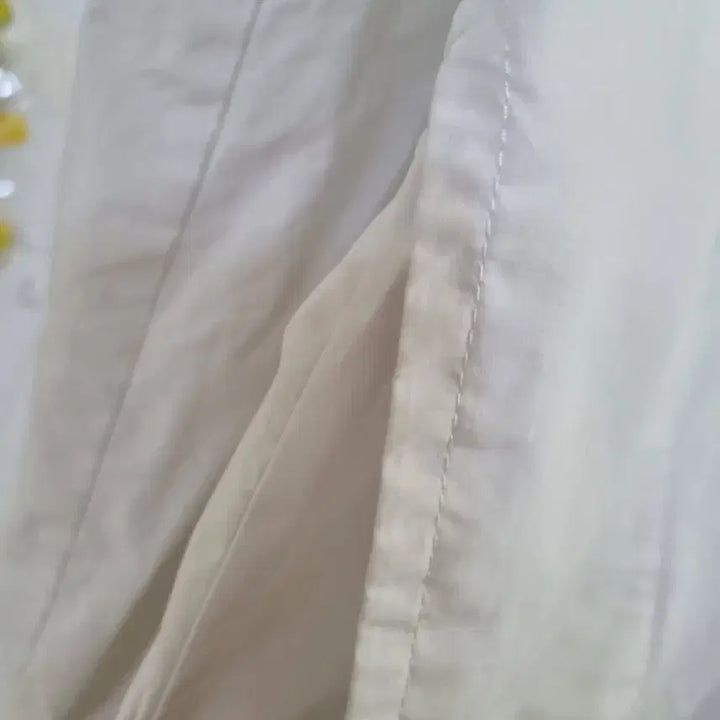 [BUNJANG] Summer Design White Cotton Jacket / 봄 여름 디자인이쁜 남방셔츠같은. 바스락면 자켓  가슴단면58