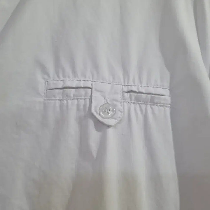 [BUNJANG] Summer Design White Cotton Jacket / 봄 여름 디자인이쁜 남방셔츠같은. 바스락면 자켓  가슴단면58