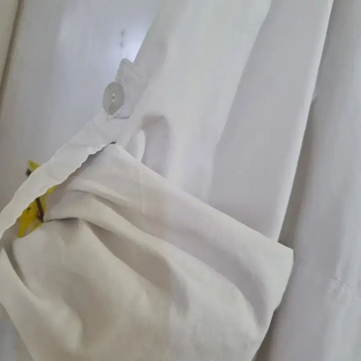 [BUNJANG] Summer Design White Cotton Jacket / 봄 여름 디자인이쁜 남방셔츠같은. 바스락면 자켓  가슴단면58