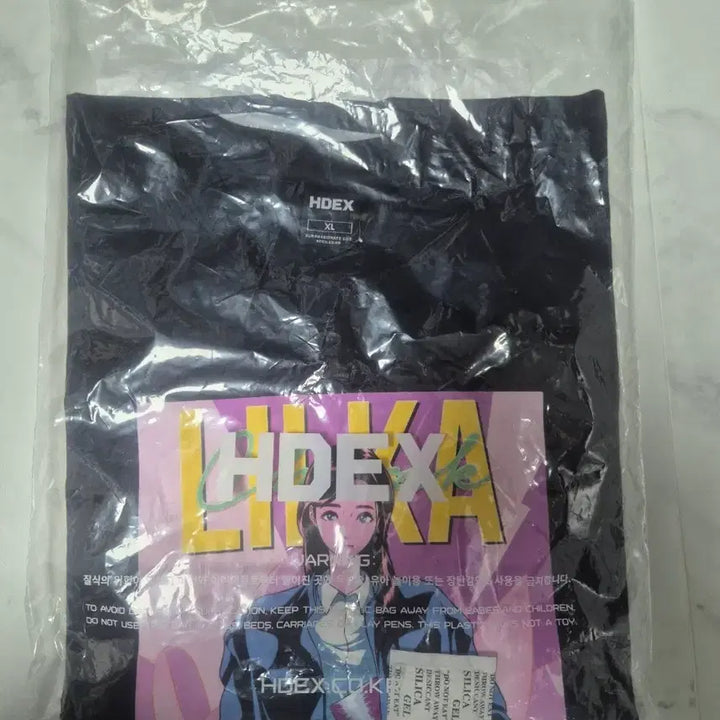 [BUNJANG] HDEX Lilka T-Shirt XL (Sealed) / [미개봉]HDEX 치지직 팝업 릴카 티셔츠 판매