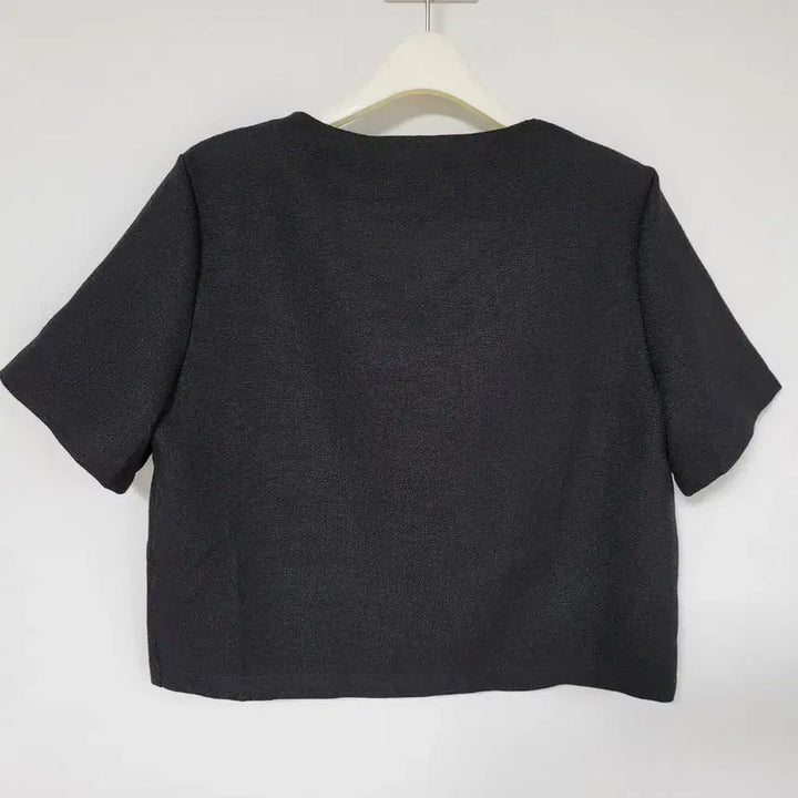 [BUNJANG] Unbranded Black Summer Jacket Blouse / 반팔 자켓형 블라우스 55~55반