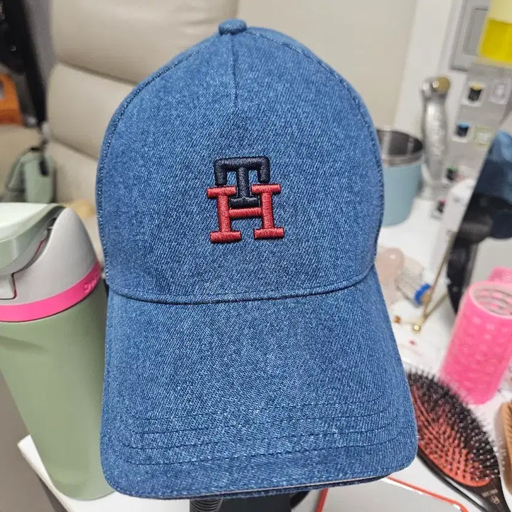 [BUNJANG] Tommy Hilfiger Denim Ball Cap / 타미힐피거 데님 볼캡 모자