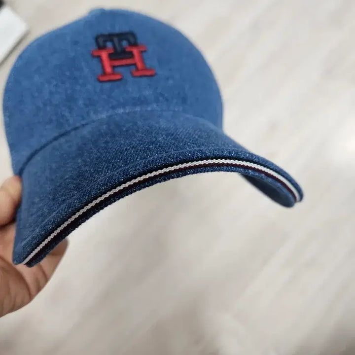 [BUNJANG] Tommy Hilfiger Denim Ball Cap / 타미힐피거 데님 볼캡 모자