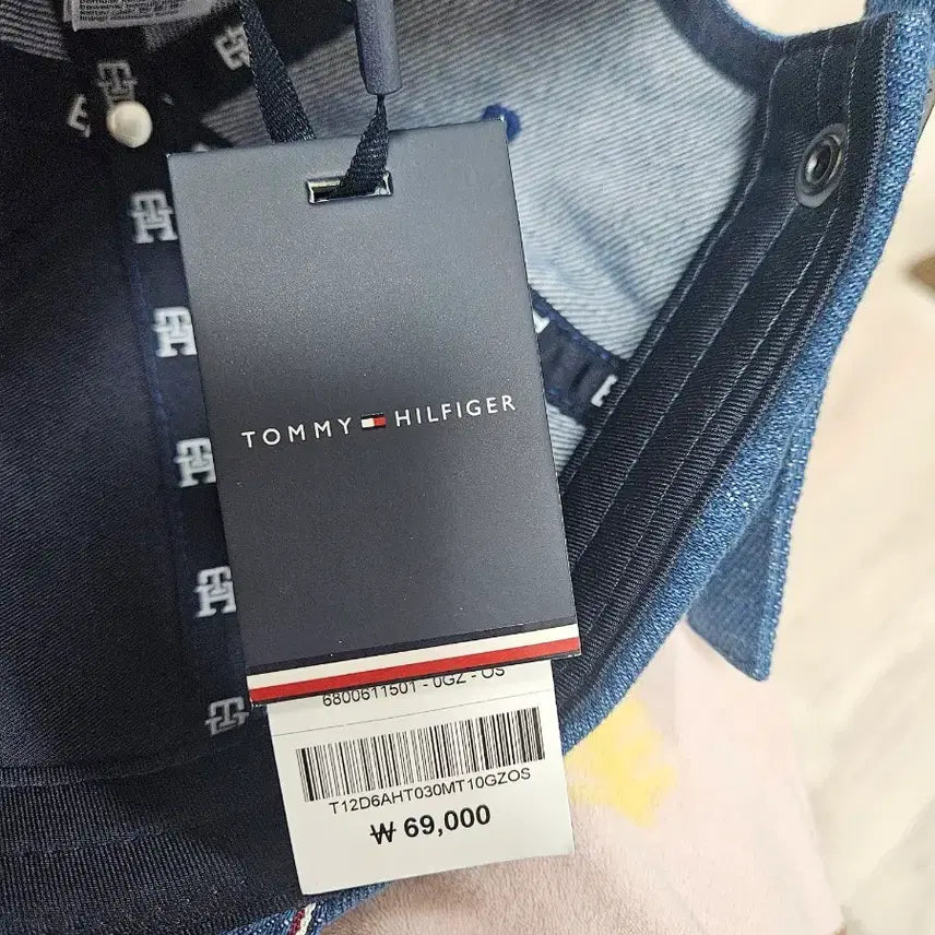 [BUNJANG] Tommy Hilfiger Denim Ball Cap / 타미힐피거 데님 볼캡 모자
