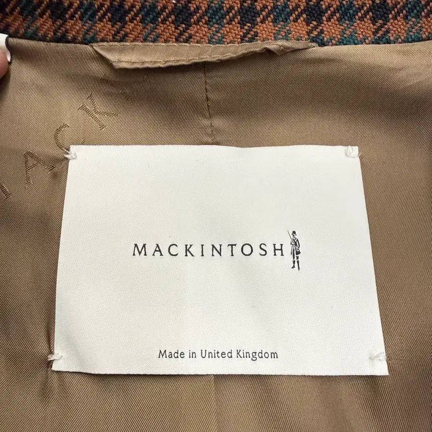 [BUNJANG] Mackintosh Houndstooth Check Wool Coat / [40] 맥킨토시 하운드투스 체크 울 코트