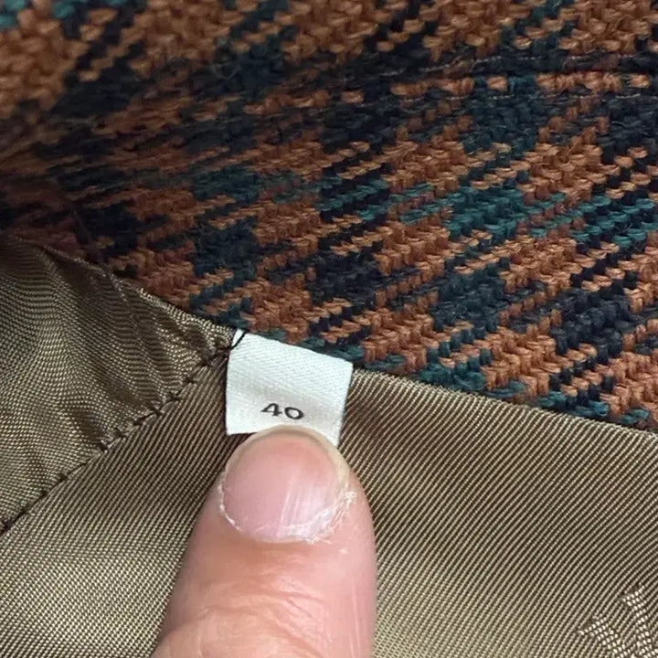 [BUNJANG] Mackintosh Houndstooth Check Wool Coat / [40] 맥킨토시 하운드투스 체크 울 코트