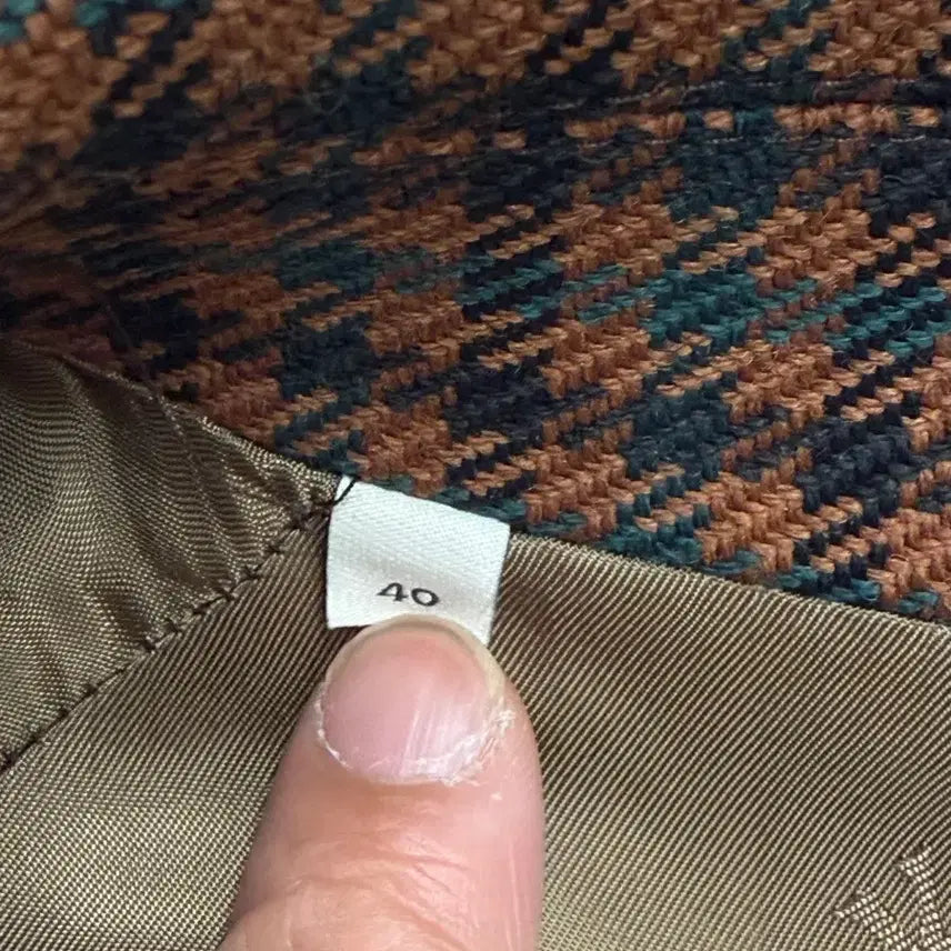 [BUNJANG] Mackintosh Houndstooth Check Wool Coat / [40] 맥킨토시 하운드투스 체크 울 코트