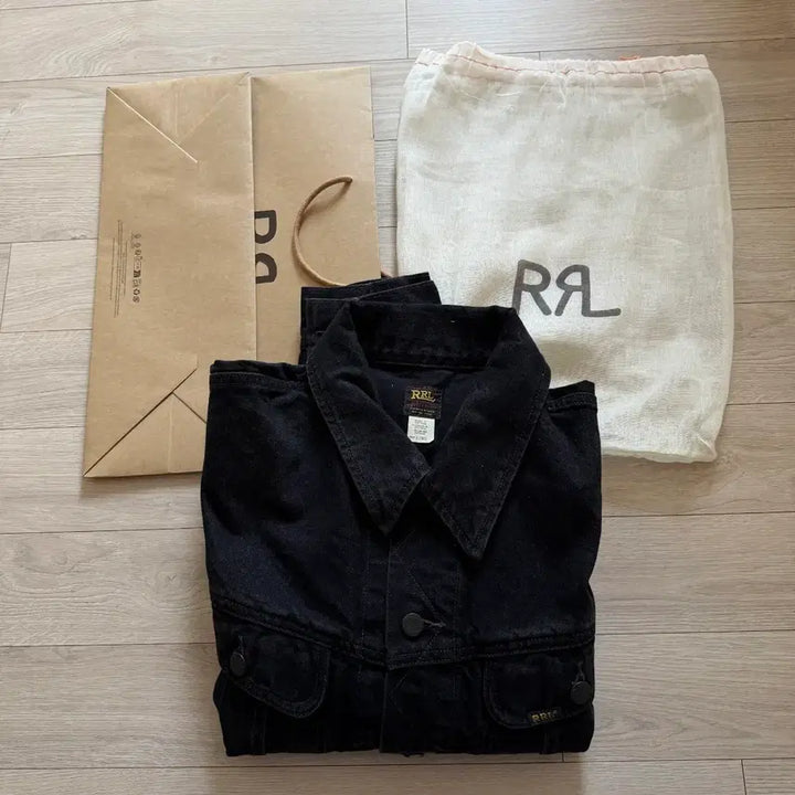 [SOLD OUT] rrl 더블알엘 lot271 블랙 XL 쇼핑백포함