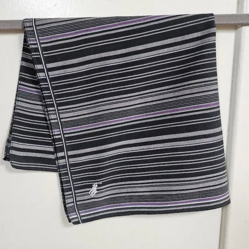 [BUNJANG] Polo Ralph Lauren Striped Cotton Handkerchief / 폴로 랄프로렌 스트라이프 손수건