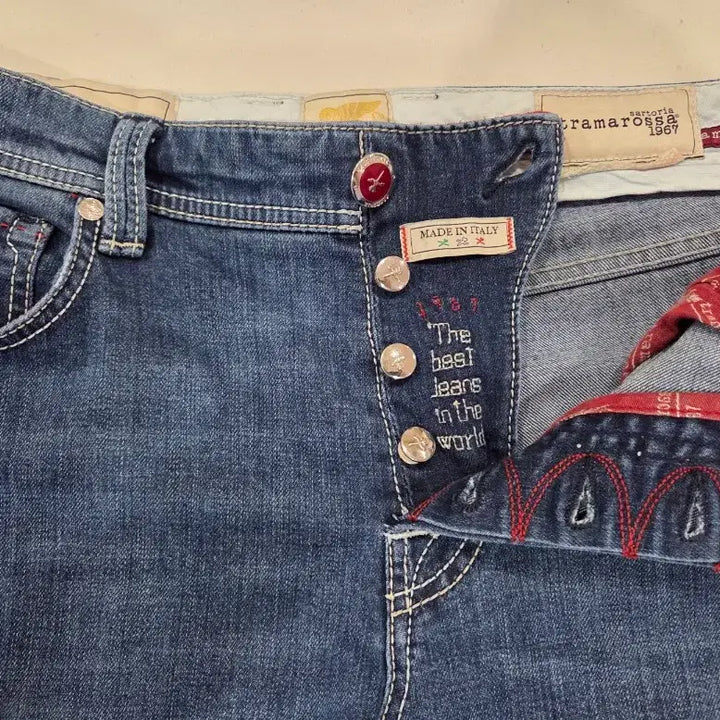 [BUNJANG] Sartoria Tramarossa Mid-Wash Jeans 32 / 사르토리아 트라마로사 중청 청바지 32