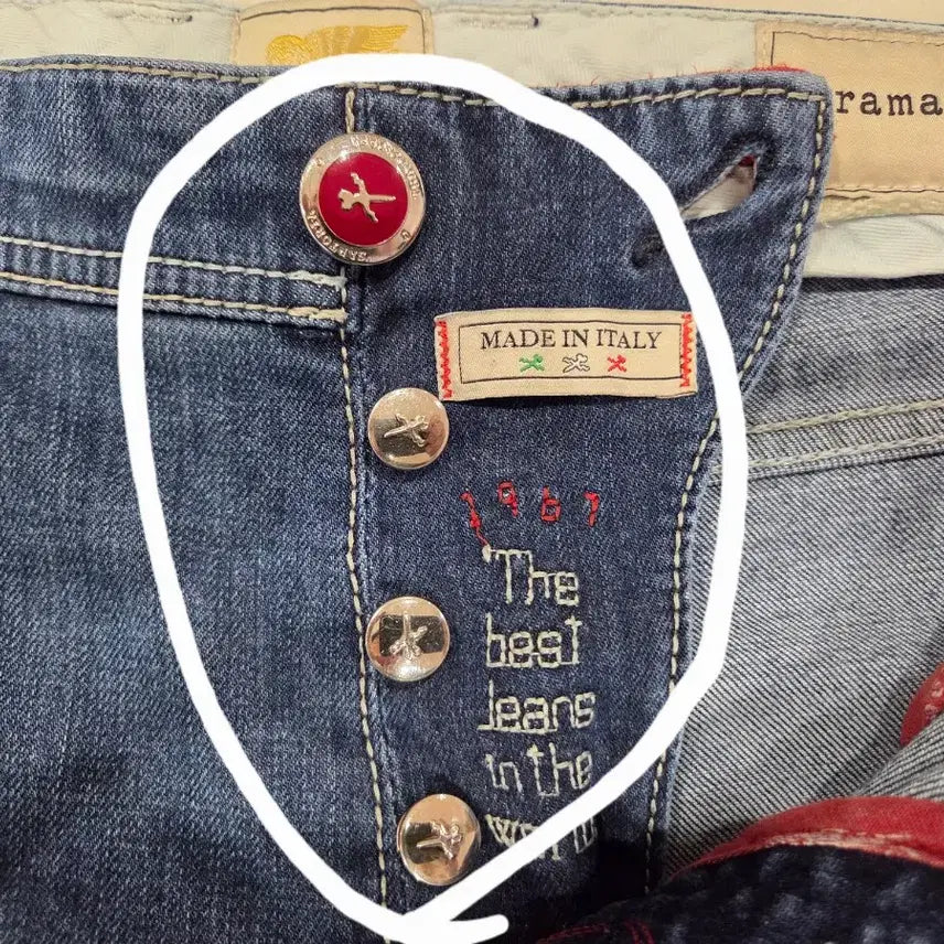 [BUNJANG] Sartoria Tramarossa Mid-Wash Jeans 32 / 사르토리아 트라마로사 중청 청바지 32