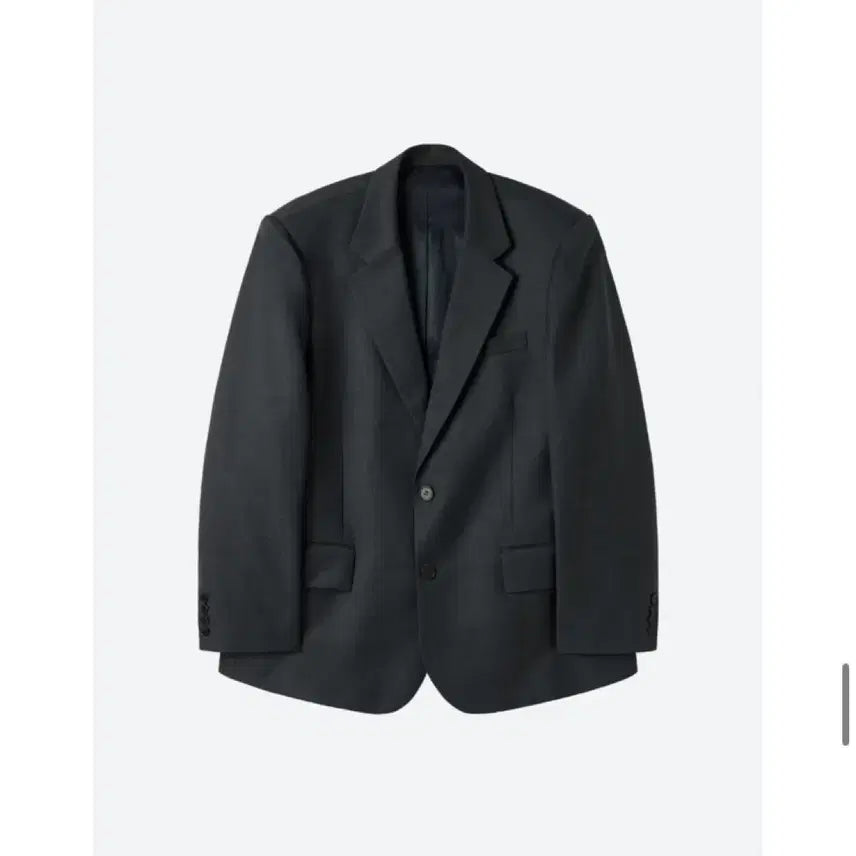 [BUNJANG] Moonsun Unisex Oversized Tailored Jacket - Charcoal / 문선 unisex ovetsized tailored jacket / 차콜