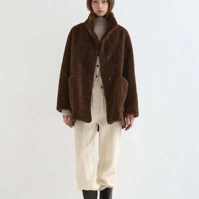 [BUNJANG] System Fur Jacket Brown Size 55 / 시스템 퍼자켓! 얼바닉30 낫띵리튼 오라리 랑방 더바넷 에토스 lfm