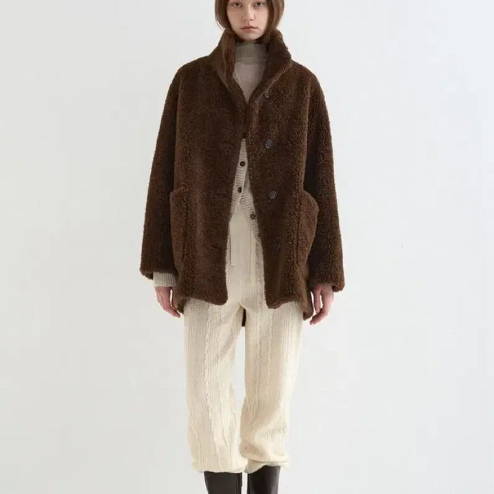 [BUNJANG] System Fur Jacket Brown Size 55 / 시스템 퍼자켓! 얼바닉30 낫띵리튼 오라리 랑방 더바넷 에토스 lfm