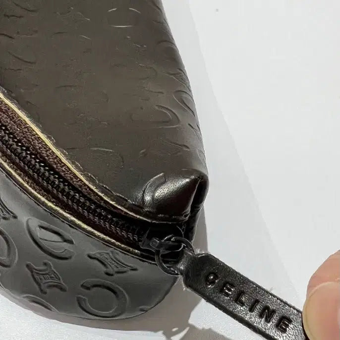 [BUNJANG] Celine Triomphe Leather Eyeglass/Sunglasses Case / 셀린느(celine) 트리오페 가죽 안경/선글라스 케이스