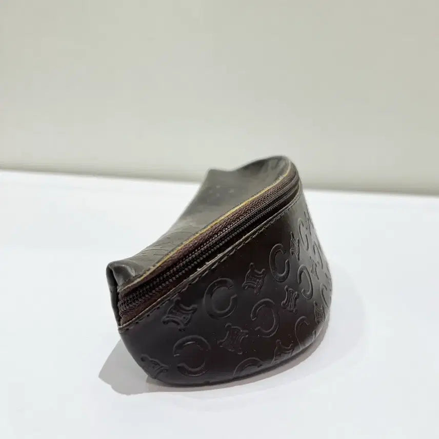 [BUNJANG] Celine Triomphe Leather Eyeglass/Sunglasses Case / 셀린느(celine) 트리오페 가죽 안경/선글라스 케이스