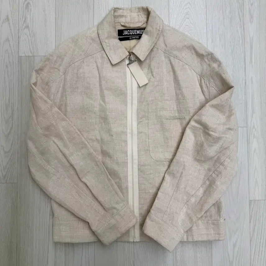 [BUNJANG] JACQUEMUS Le Papier Linen Blouson / [48]자크뮈스 Le papier 린넨 블루종