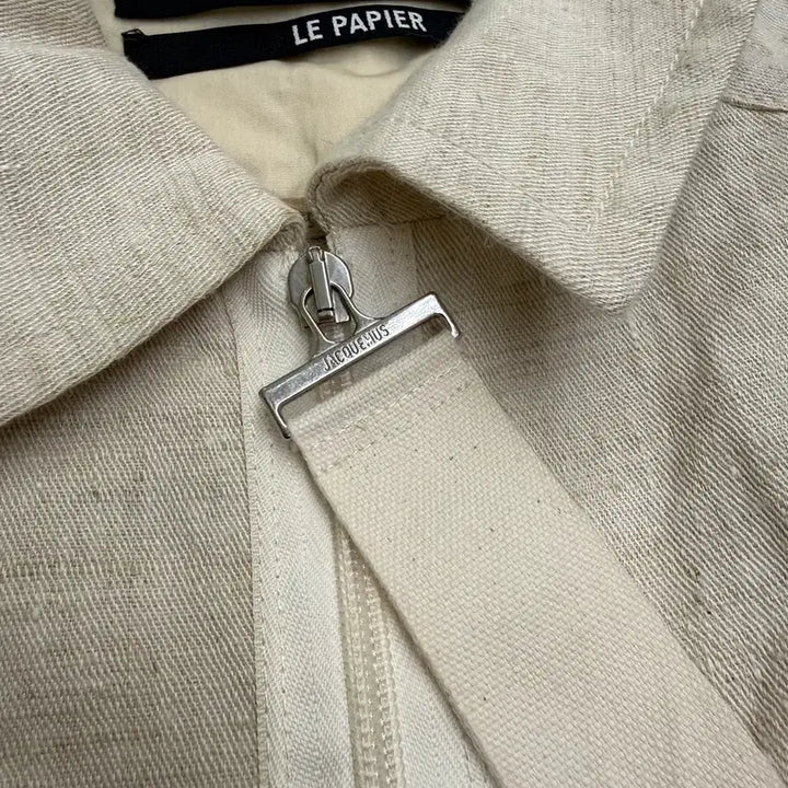 [BUNJANG] JACQUEMUS Le Papier Linen Blouson / [48]자크뮈스 Le papier 린넨 블루종