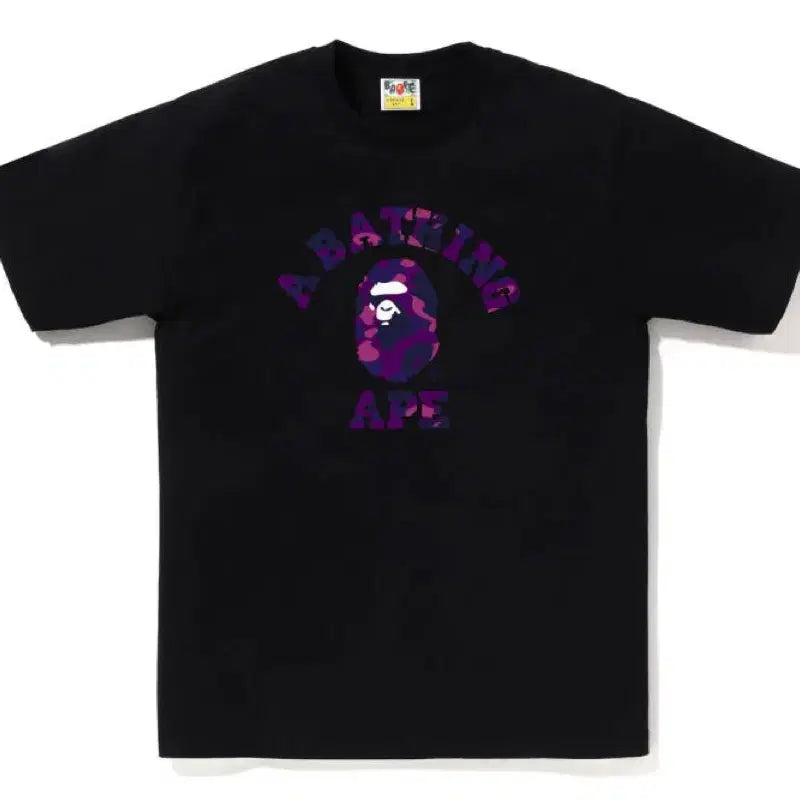 [BUNJANG] BAPE T-shirt Black M / 베이프 반팔 검정 M