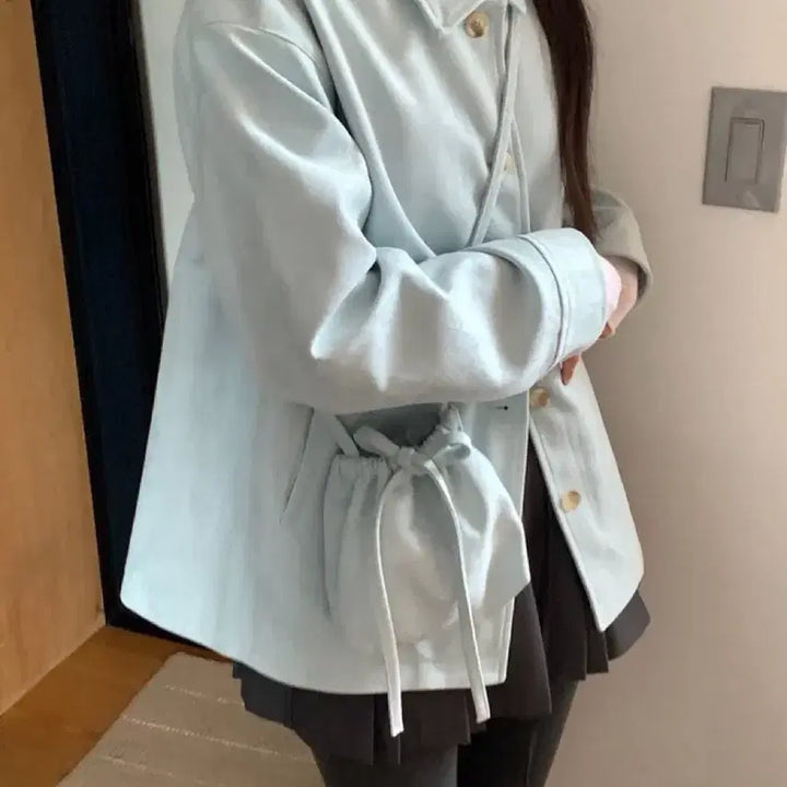 [BUNJANG] Peter and Wendy Cotton Candy Suede Jacket / 새상품) 피터앤웬디 코튼캔디 스웨이드 자켓