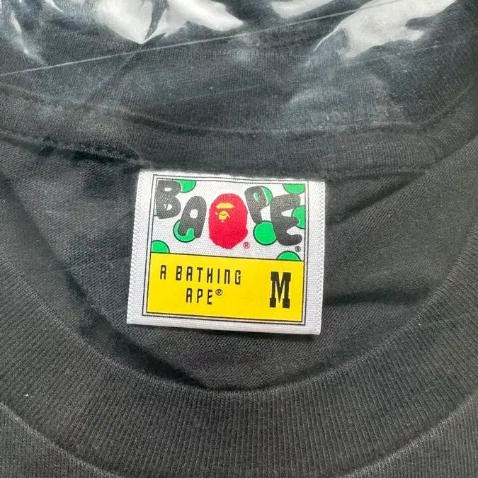 [BUNJANG] BAPE Harajuku Black Short Sleeve T-shirt / 베이프 하라주쿠 반팔 검정 M