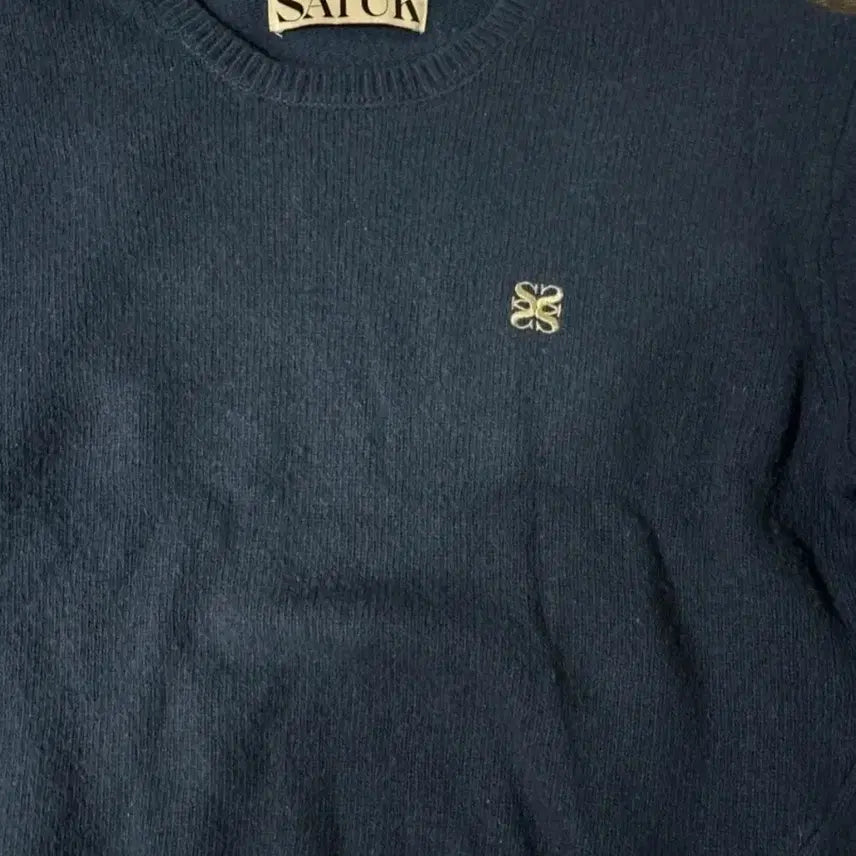 [BUNJANG] Setter Cashmere Blend Asymmetric Knit Sweater / 세터 언발란스 캐시미어 니트 네이비 팝니다
