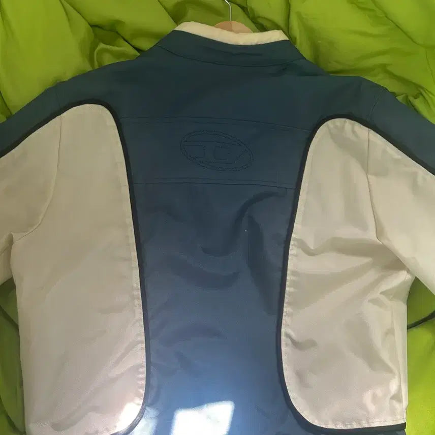 [BUNJANG] Diesel J-Blink Biker Jacket (L) Blue White / 디젤 J-블링크 바이커 자켓 L 블루 화이트